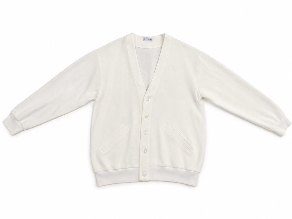 Jantzen Classics Vintage White Button Cardigan Sweater Men’s Small Pockets